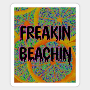 Freakin Beachin V2 Sticker